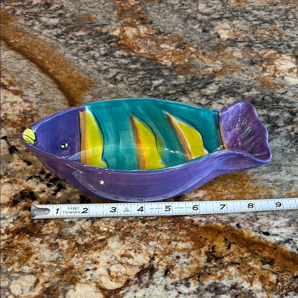FORESIDE Ceramic Fish Dish - Picture 7 of 8